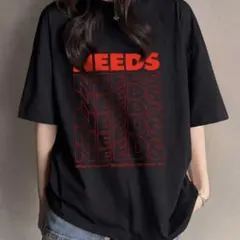 NEEDS 半袖Tシャツ ブラック