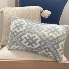 IDEE MUJI イデー 無印 北欧 ノルディック クッションカバー グレー