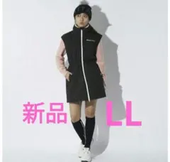 再再再値下げ新品　フィラゴルフ　中綿ワンピースLL　黒ブラックXL