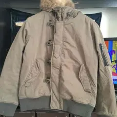 ファー付き モッズコート