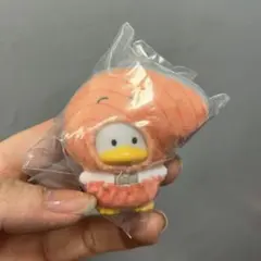 サンリオ　ちびっとも　シークレットキーホルダー おかず　あひるのペックル