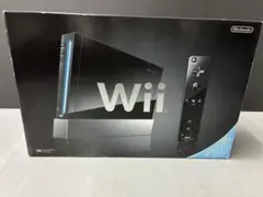 動作確認済　wii　本体　黒　Wiiリモコンプラス　箱付き