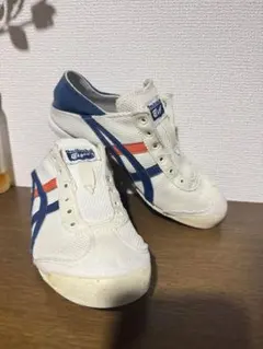 Onitsuka Tiger スリッポン ホワイト/ネイビー/オレンジ