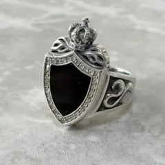 H607 良品✨ジャスティンデイビス ヘリテージ リング 指輪 クラウン