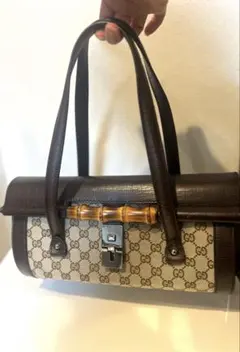GUCCI バンブーハンドル ハンドバッグ