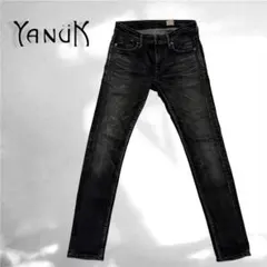 yanuk ヤヌーク NEIL ブラックデニム ハイパワーストレッチ29インチのサムネイル