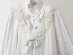 vintage 貴重　海外古着　ふわふわたっぷりレースとリボン　ネグリジェ