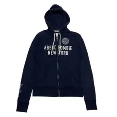 00s Y2K Abercrombie＆Fitch ジップパーカー ワッペン