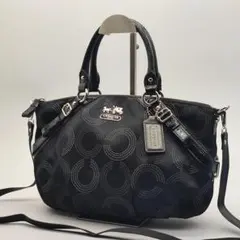 【COACH】コーチ  マディソン ドッテッド オプアート ソフィア COACH マディソン ドッテッド オプアート ソフィア サッチェル バッグ