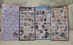 ボンボンドロップシール　和柄　4種セット