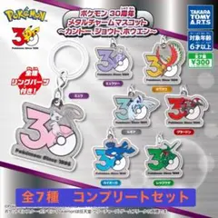 ポケモン 30周年 メタルチャームマスコット コンプ セット