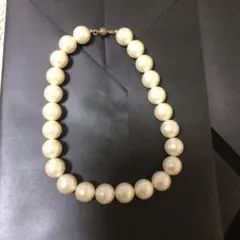 大粒パール（イミテーション）ネックレス