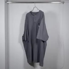 【Carharrt】ヘンリーネックTシャツ　半袖　グレー　3XL