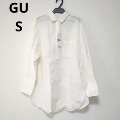 【新品】ジーユー　ロングシャツチュニック　長袖　S
