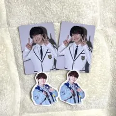 なにわ男子 大橋和也 HARDWORK トレカ シールセット ファミクラ盤各2