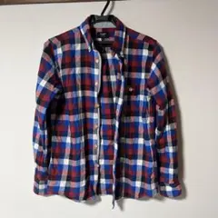 BEAMS HEART チェック柄長袖シャツ S