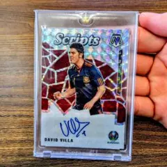 ダビド ビジャ Panini Mosaic 直筆サイン チームカラー ダビド・ビジャ 直筆サインカード 18枚限定 Panini - メルカリ