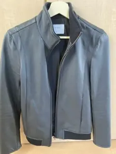 【値下げ】 STUDIOS レザージャケット　ブルゾン　ライダース　革ジャン