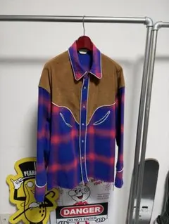 JieDa OMBRE PLAID WESTERN SHIRT ジエダ　サイズ2のサムネイル