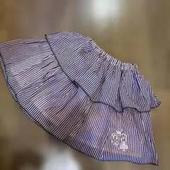 Shirley Templeストライプフリルスカート 130