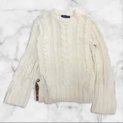 POLO RALPH LAUREN　ポロ　ラルフローレン　サイドボタン　ニット
