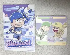 おそ松さん ミックスガーデン　カラ松ブロマイド　若葉松コースター