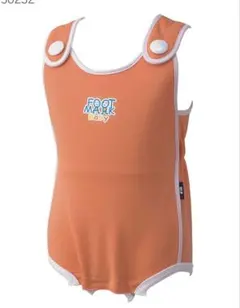 FOOT MARK ベビー水着 L オレンジ　80 90