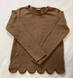 デビロック　dev!rock 130cm スカラップ　長袖　カットソー　リボン