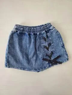 デニムスカート　デニムショートパンツ　ジェニー　しまむら　バースデー　120