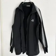 PUMA ブラック ジップアップジャケット