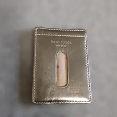 kate spade　定期入れ　カード入れ ゴールド　ピンク
