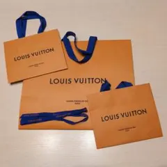 LOUIS VUITTON ラッピング ショップ袋 3点セット リボン付