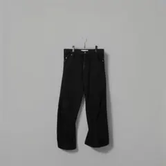 NVRFRGT 3D TWISTED WIDE LEG JEANSデニムパンツ