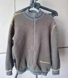 グレー フリースジャケット ジッパー付き