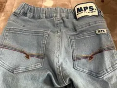 MPS サイドストライプ付きデニムパンツ110