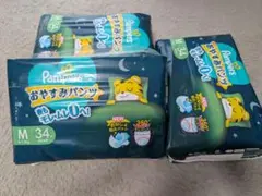 Pampers おやすみパンツ Mサイズ 34枚　3セットのサムネイル