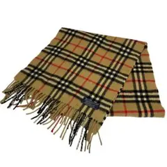 Burberry's カシミヤマフラー　カシミヤ100% ノバチェック　英国製