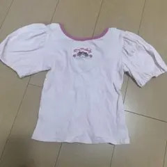 My Melody フリル付きTシャツ Lサイズ ピンク