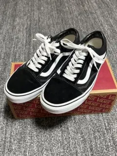 VANS バンズ OLD SKOOL 26.5cm ブラック/ホワイト 箱ありのサムネイル