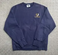 Lee スウェット　グロスグレイン　ネイビー　USA製　90s　サイズLのサムネイル