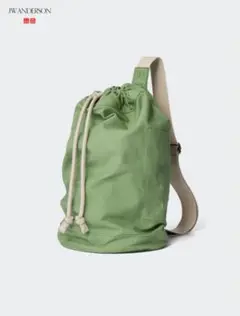 【完売品・新品】 ユニクロ JWアンダーソン ドローストリングバッグ グリーン