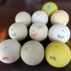 ケンコーボール　アカエムボール　　ソフトテニスボール9個セット