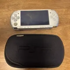 SONY PSP3000 シルバー ケース付き ※バッテリーな