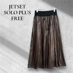 【JET SET SOLO PLUS】【F】ウエストゴム　テロテロ　光沢　薄生地のサムネイル