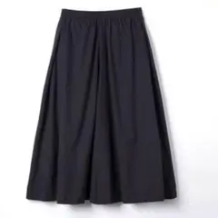 ISSEY MIYAKE FETE ウール100% フレアロングスカート 黒 - メルカリ