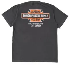 PORK FRONT TEE 25/ASH BLACK 店舗限定 ポークチョップ - メルカリ