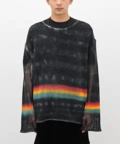 Lamrof Ami Crew Neck メッシュ ニット トップス