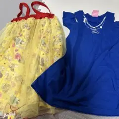 スノーホワイト 白雪姫 半袖ドレスセット 100cm