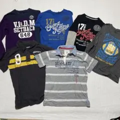 150サイズ 長袖４枚と半袖２枚襟付きの計６枚