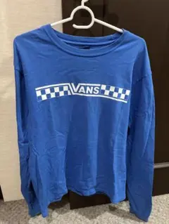 VANS チェッカー　カットソー　ロンT M